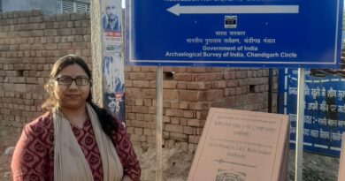 प्रमुख पुरास्थल राखीगढी के उत्खनन में रूहेलखण्ड विश्वविद्यालय की डा. प्रिया सक्सेना द्वारा प्रतिभाग