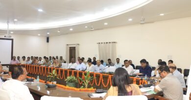 स्वच्छ भारत मिशन ग्रामीण एवं 15 वें वित्त आयोग व जीरो प्रापर्टी के संबंध में समीक्षा बैठक हुई सम्पन्न