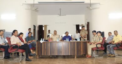 जिलाधिकारी व वरिष्ठ पुलिस अधीक्षक ने मोहर्रम के पर्व पर कानून एवं शांति व्यवस्था बनाए रखने के सम्बंध में की पीस कमेटी की बैठक