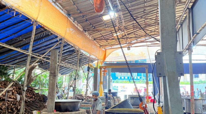 अदाणी-इस्कॉन रसोई में हाईटेक व्यवस्था