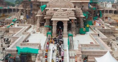 ध्वजारोहण कार्यक्रम में फसाड लाइटिंग से जगमग होगा राम मंदिर