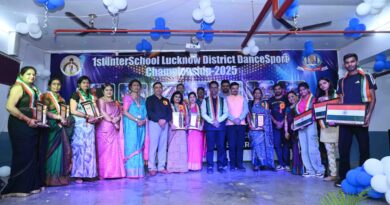 पहली इंटर स्कूल लखनऊ डांस स्पोर्ट्स चैंपियनशिप का भव्य आयोजन