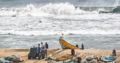 चक्रवात ‘मोंथा’ पहुंचा काकीनाडा, तमिलनाडु में छह दिनों तक बारिश की संभावना