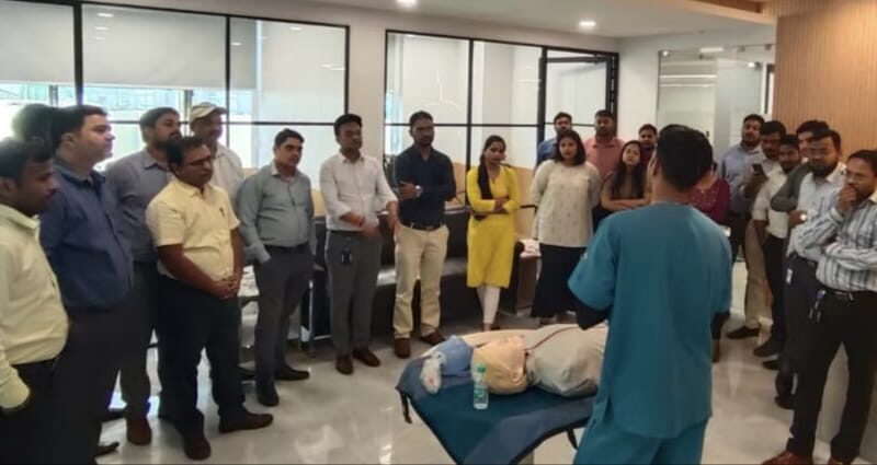 शालीमार कॉर्प ने आयोजित किया बेसिक लाइफ सपोर्ट (बीएलएस) ट्रेनिंग सेशन