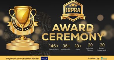आईआरपीआरए- 40 अंडर 40: रीजनल पीआर में उत्कर्ष कार्य के एवज में विभिन्न क्षेत्रों के युवा पीआर प्रोफेशनल्स सम्मानित
