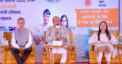 एक्सपो के द्वारा आधुनिक तकनीकों के प्रसार, उद्यमिता संवर्धन तथा मत्स्य पालकों की आय में वृद्धि हेतु समन्वित मंच उपलब्ध होगा -डा0 संजय कुमार निषाद