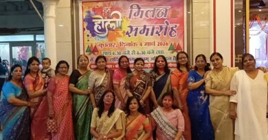 गोन्डा में होली मिलन: मंदिरों में उमड़ा जनसैलाब, लोगों ने गले मिलकर मनाया रंगों का त्योहार