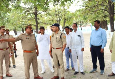 ईद-उल-फितर से पहले गोंडा में हाई अलर्ट: एसपी ने किया ईदगाह का निरीक्षण, धर्म गुरुओं संग बैठक कर दिए सख्त निर्देश