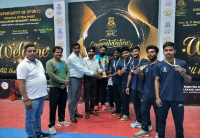 अखिल भारतीय अंतर विश्वविद्यालयी सेपकटाकड़ा प्रतियोगिता में रुहेलखण्ड विश्वविद्यालय को कांस्य पदक