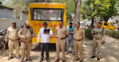 जनपद में स्कूली बच्चों की सुरक्षा सुनिश्चित करने के उद्देश्य से परिवहन विभाग द्वारा सख्त कार्रवाई जारी