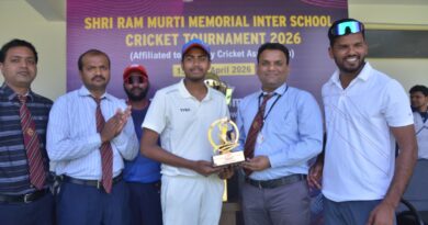 श्रीराम मूर्ति मेमोरियल इंटर स्कूल क्रिकेट एवं फुटबॉल टूर्नामेंट का शानदार समापन