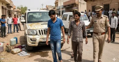 राजस्थान: रील के शौक ने पहुंचाया जेल, स्कॉर्पियो को डीजल से नहलाने वाले दो युवक गिरफ्तार