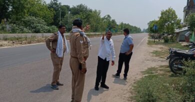 दुर्घटना संभावित क्षेत्रों का परिवहन विभाग द्वारा निरीक्षण, सुरक्षा उपायों को लेकर किया गया स्थलीय मूल्यांकन