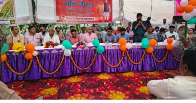 मा0 जनप्रतिनिधियों की गरिमामयी उपस्थिति में रात्रि चौपाल कार्यक्रम का किया गया आयोजन