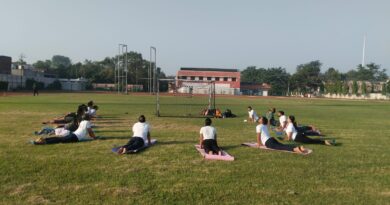 रुहेलखण्ड विश्वविद्यालय में केन्द्र सरकार के 12 वर्ष पूर्ण होने के अवसर पर अंतरराष्ट्रीय योग दिवस से पूर्व योग सप्ताह का आयोजन