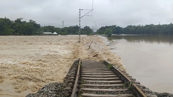 असम में बारिश का कहर! रेलवे ट्रैक डूबा, रेल लाइन क्षतिग्रस्त; कई ट्रेनें रद्द, इन सेक्शनों पर सेवाएं अगले आदेश तक बंद