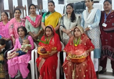 श्रीमती पुष्पा पांडे मा0 सदस्य उ.प्र. राज्य महिला आयोग की अध्यक्षता में नारी जागरूकता चौपाल कार्यक्रम का आयोजन