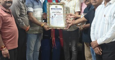 खेल दिवस पर लायन्स क्लब गोंडा अवध ने अंडर-19 क्रिकेट टीम के नवनियुक्त कप्तान लक्ष्य रायचंदानी को किया सम्मानित