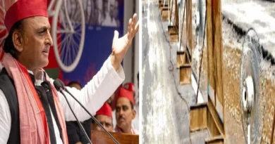 लखनऊ-कानपुर एक्सप्रेसवे की मरम्मत पर सियासत तेज, पंखे से सड़क सुखाने का VIDEO शेयर कर अखिलेश यादव का तंज