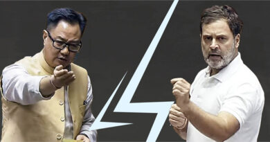 संसद में राहुल गांधी पर बरसे किरेन रिजिजू, बोले- अब अमित शाह जवाब देने को तैयार हैं तो भागिए मत