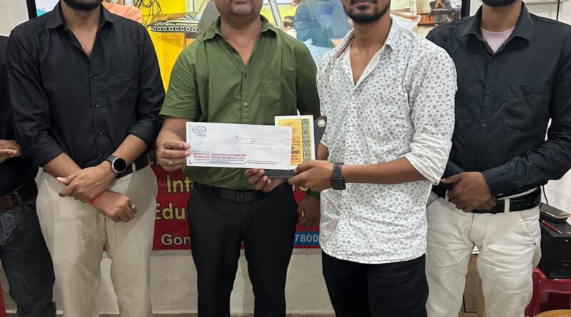 आईसीआईटी में 1 मिनट माइक्रो टॉक प्रतियोगिता का आयोजन, आशुतोष मिश्रा ने हासिल किया पहला स्थान; विजेताओं को मिलेगा कैश प्राइज और मेडल
