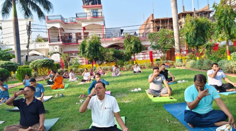 प्रेरणा पार्क में गूंज रहा योग का संदेश, स्वस्थ जीवन की ओर बढ़ रहे लोग